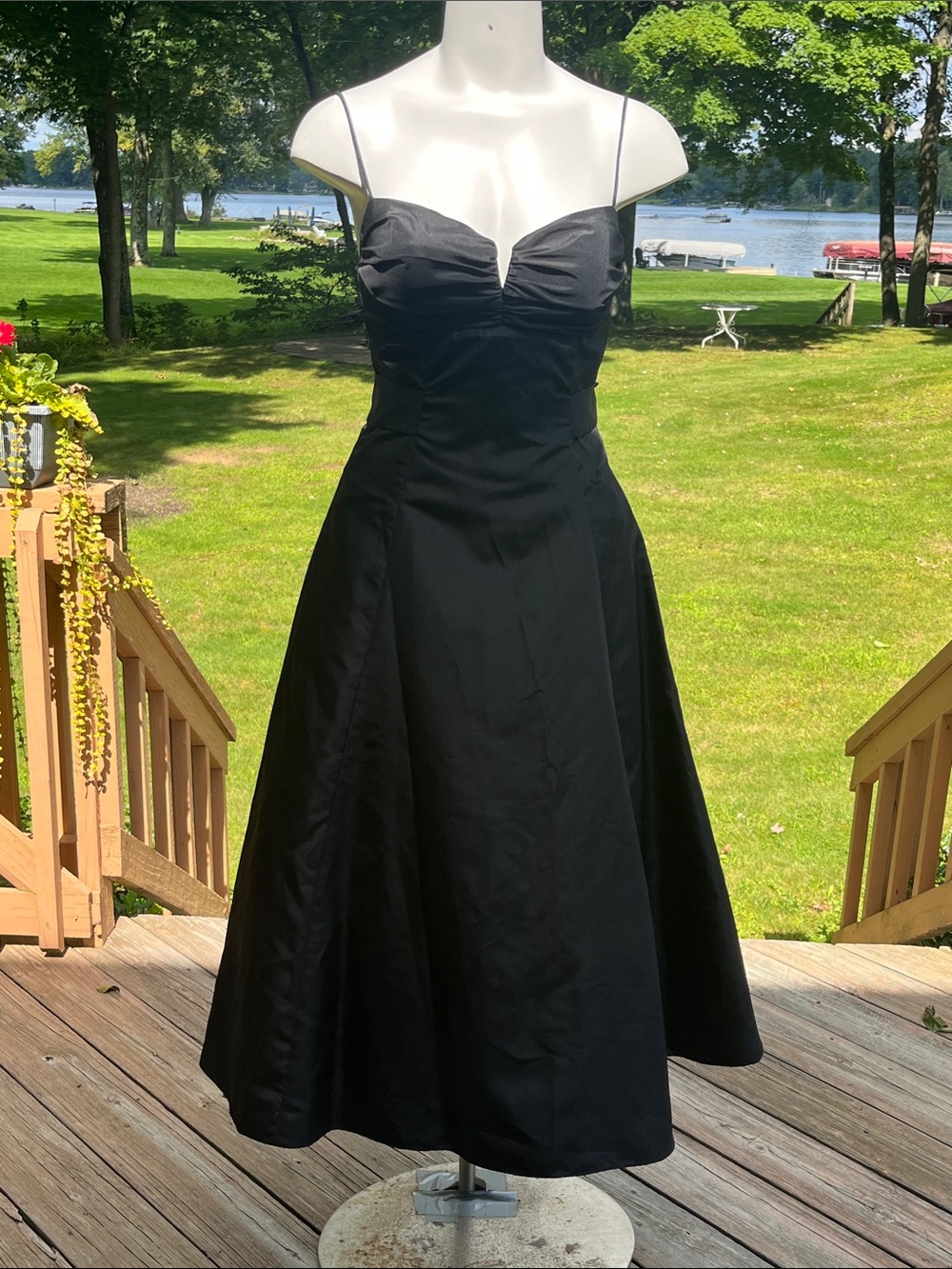 Vintage Y2K Onyx Nite gorgeous long cocktail dress 6